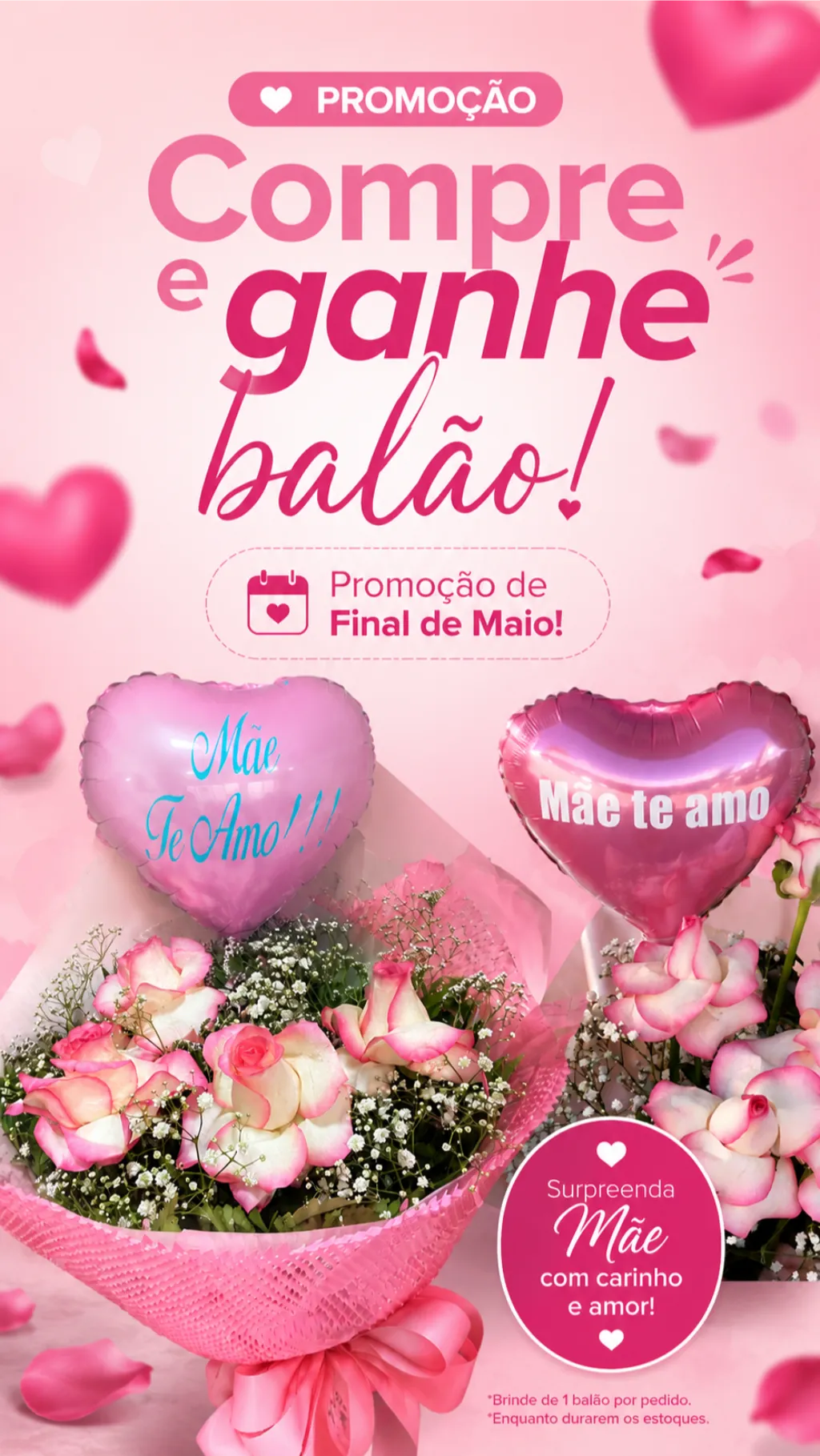 Compre e ganhe balão 2026